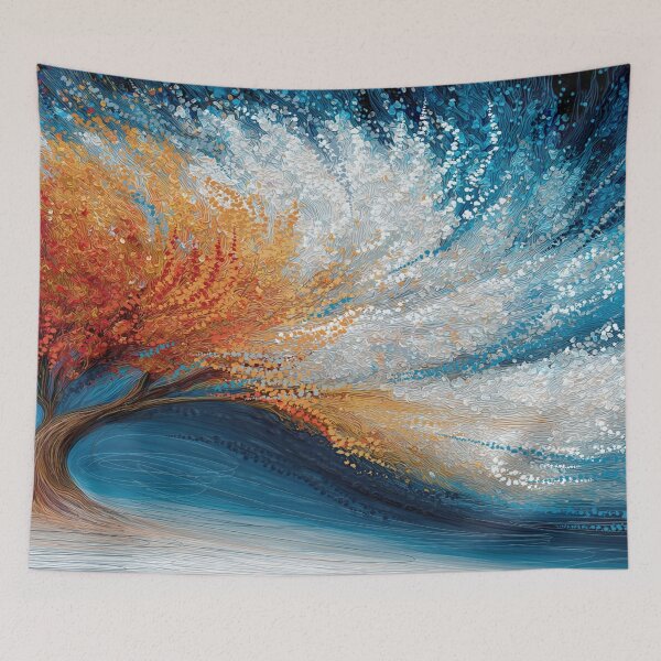 Item preview, Whirlwind Seasons  Abstract Tree in Motion designed and sold by Rocky Mountain Artistry.