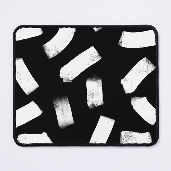 Item preview, Abstract Brush Stroke Pattern Black and White designed and sold by OneThreeSix.