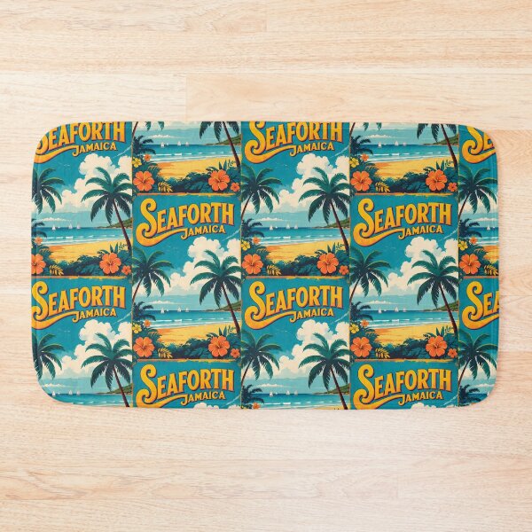 Item preview, Seaforth Jamaica Vintage Travel Tourism designed and sold by TravelersGems.