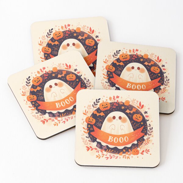 Item preview, Booo Cute ghost designed and sold by MendaciousMina.