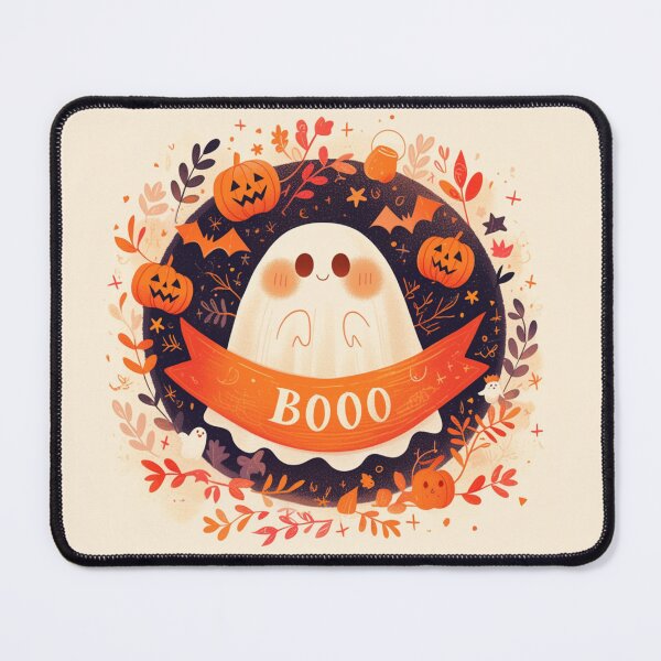 Item preview, Booo Cute ghost designed and sold by MendaciousMina.