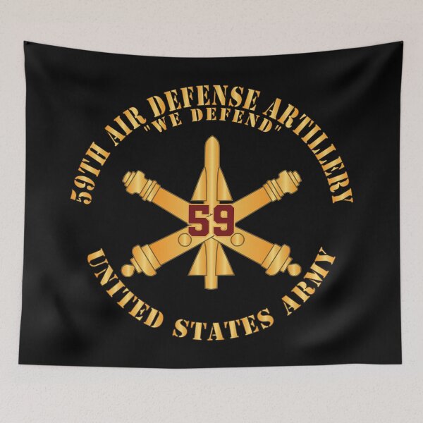 Item preview, Army - 59th Air Defense Artillery - We Defend - Number Branch - US Army X 300 designed and sold by Military Insignia Products.