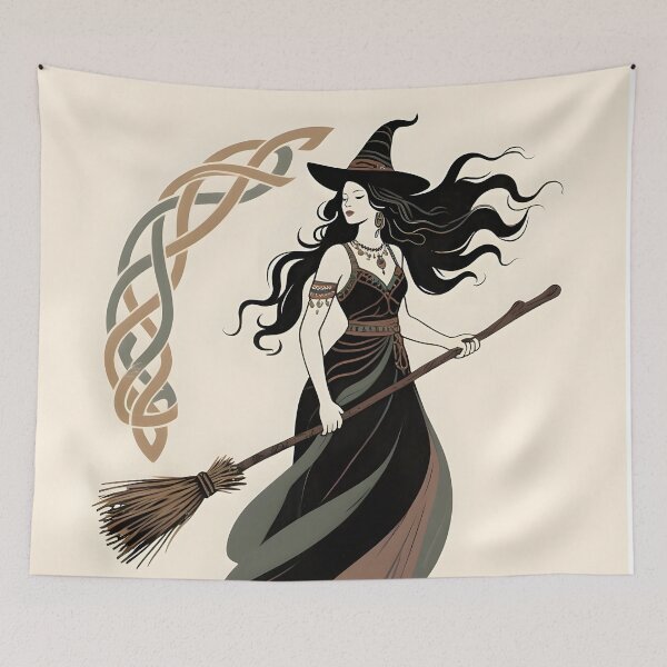 Item preview, Halloween Samhain Witch Autumn designed and sold by SoniaSarkali.