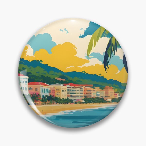 Item preview, Montego Bay Jamaica Vintage Travel Tourism designed and sold by TravelersGems.