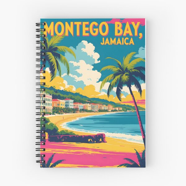 Item preview, Montego Bay Jamaica Vintage Travel Tourism designed and sold by TravelersGems.