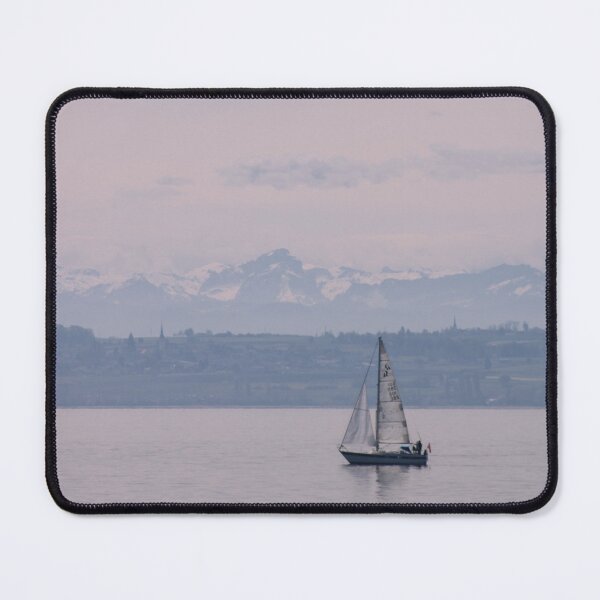 Item preview, Sailing against the backdrop of the Alps designed and sold by rhosbahu.