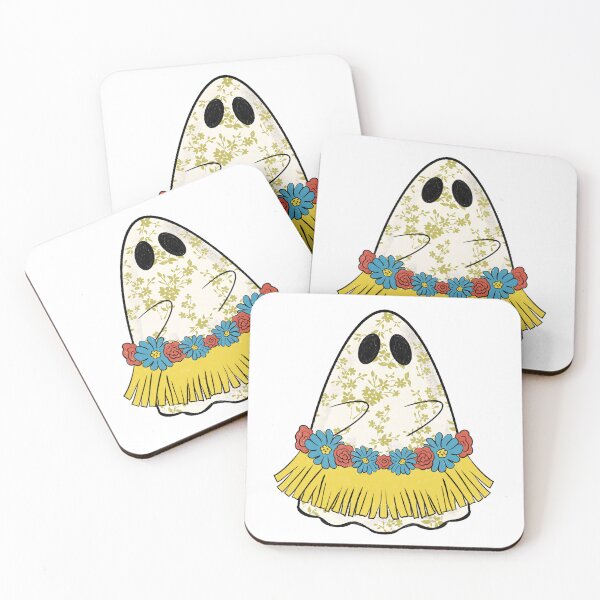 Item preview, Ghost August With Grass Skirt  With white Background  designed and sold by missmann.
