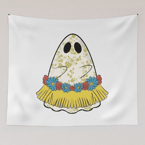 Item preview, Ghost August With Grass Skirt  With white Background  designed and sold by missmann.