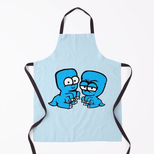 Item preview, 2 Dino Big Head Crazy Weird Dinosaur Team designed and sold by shirt-o-mat.