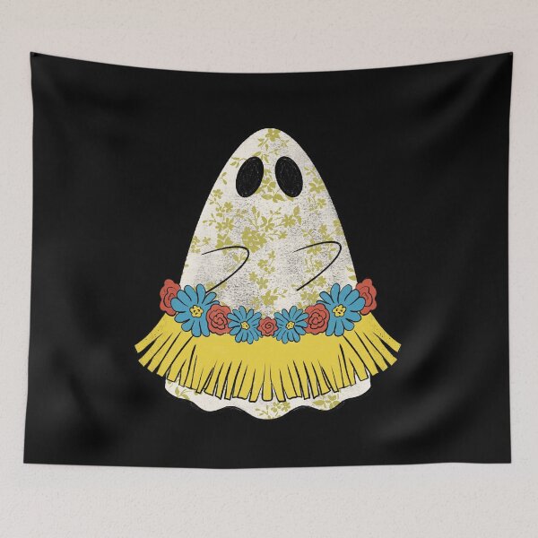 Item preview, Ghost August With Grass Skirt With Black Background  designed and sold by missmann.