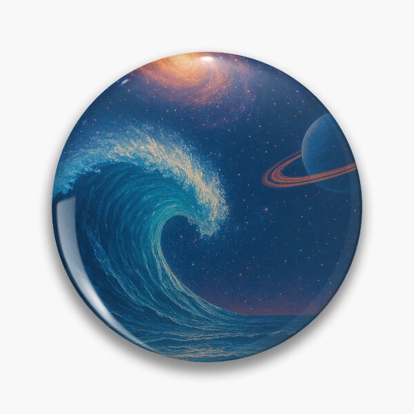 Item preview, Cosmic Wave Beneath the Distant Galaxy designed and sold by MindprintStudio.