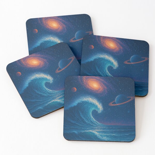 Item preview, Cosmic Wave Beneath the Distant Galaxy designed and sold by MindprintStudio.