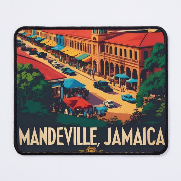 Item preview, Mandeville Jamaica Vintage Travel Tourism designed and sold by TravelersGems.
