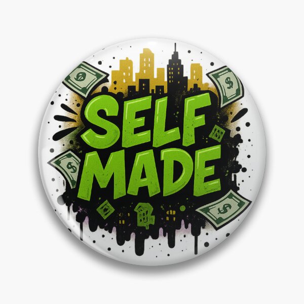 Item preview, SELF MADE – Urban Success Graffiti Tee designed and sold by PastimeMastery.