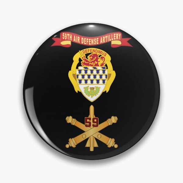 Item preview, Army - 59th Air Defense Artillery w Number Br - DUI - Ribbon X 300 designed and sold by Military Insignia Products.