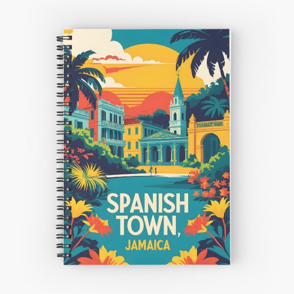 Item preview, Spanish Town Jamaica Vintage Travel Tourism designed and sold by TravelersGems.