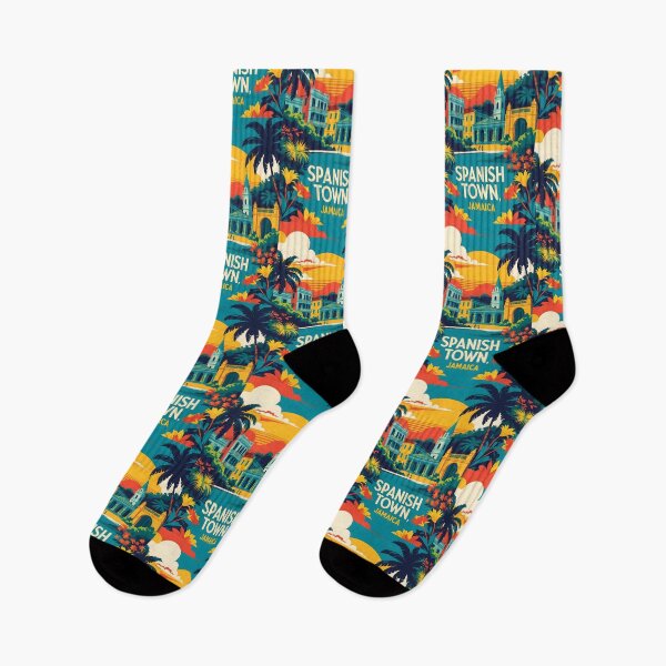 Item preview, Spanish Town Jamaica Vintage Travel Tourism designed and sold by TravelersGems.