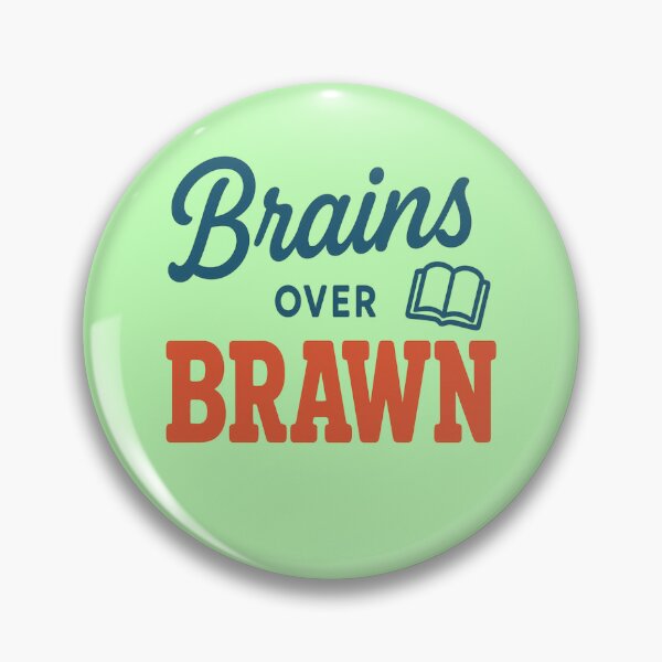 Item preview, Brains Over Brawn | Playful Motivational Quote Design for Students designed and sold by ArthUpscale.