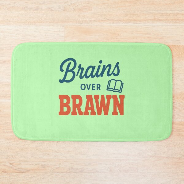 Item preview, Brains Over Brawn | Playful Motivational Quote Design for Students designed and sold by ArthUpscale.