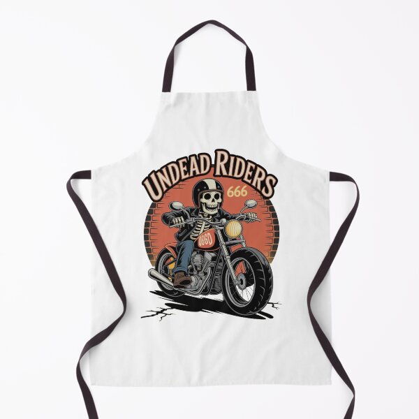 Item preview, Skeleton Biker Undead Riders 666 Halloween Skull Motorcycle Horror Vintage Art designed and sold by pkk72.