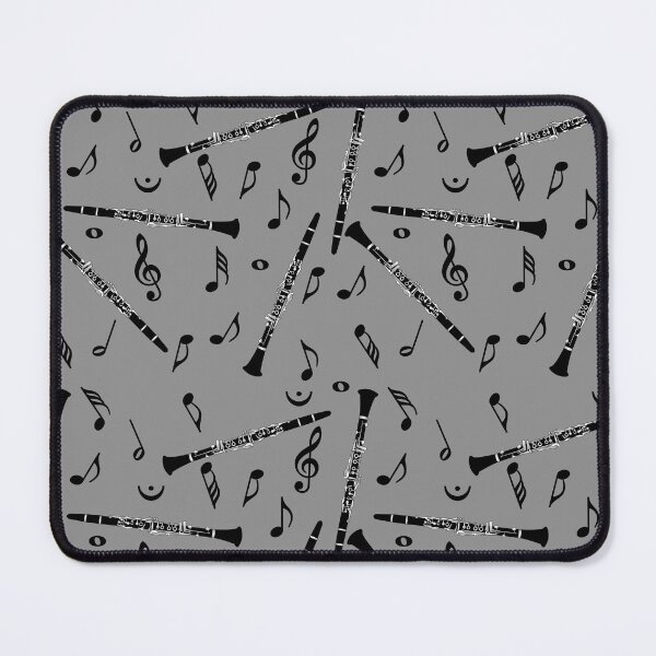 Item preview, Black Clarinet Music Notes  designed and sold by BartholGraphics.
