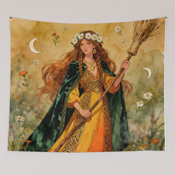 Item preview, Halloween Samhain Witch Autumn designed and sold by SoniaSarkali.