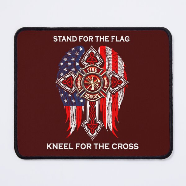 Item preview, Firefighter angel cross flag stand for flag t-shirt designed and sold by Alex8536.