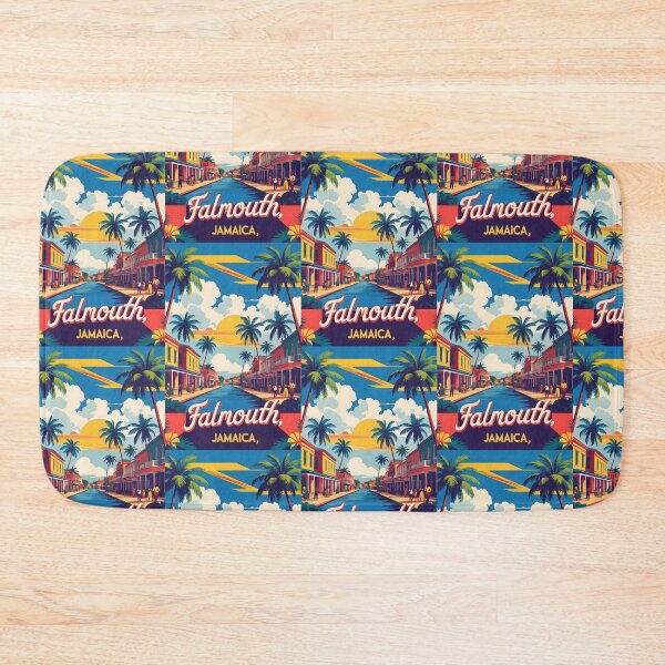 Item preview, Falmouth Jamaica Vintage Travel Tourism designed and sold by TravelersGems.