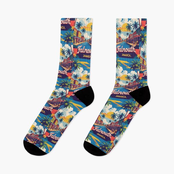 Item preview, Falmouth Jamaica Vintage Travel Tourism designed and sold by TravelersGems.