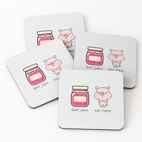 Item preview, Eat Jam No Ham ( Vegan ) Funny Design designed and sold by CoolNames.