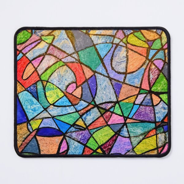 Item preview, Abstract colourful doodle layer art designed and sold by PipassoArt.