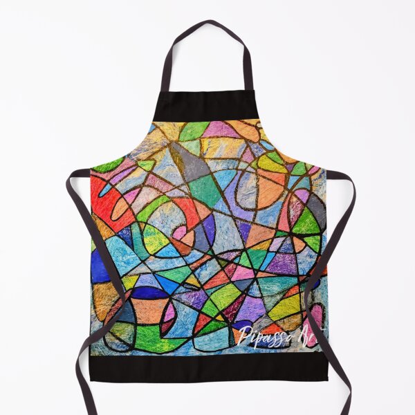 Item preview, Abstract colourful doodle layer art designed and sold by PipassoArt.