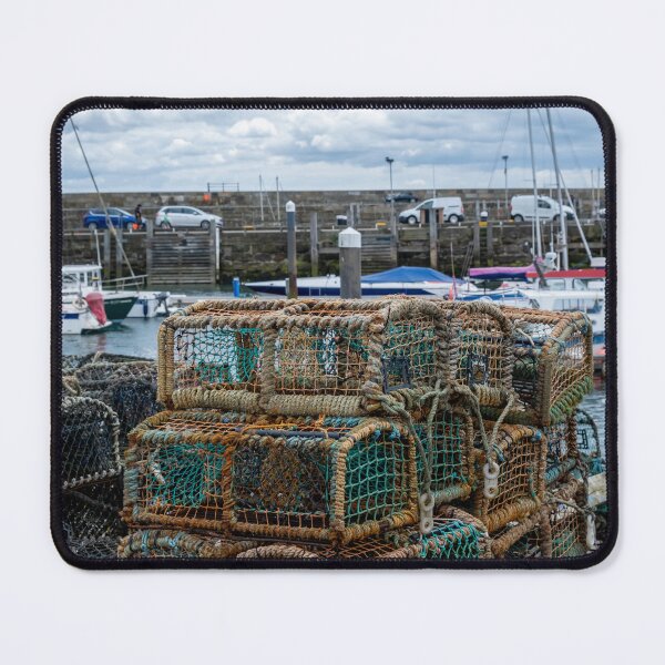 Item preview, Crab and lobster pots on the quayside, Scarborough designed and sold by yackers1.