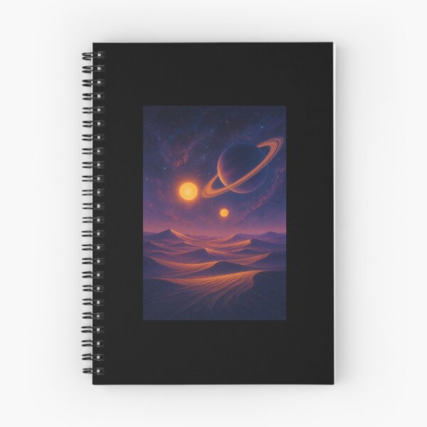 Item preview, Desierto Astral con Soles Gemelos designed and sold by MindprintStudio.