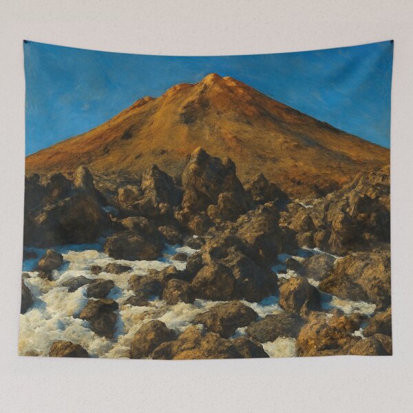 Item preview, Mount Teide – Volcanic Landscape Wall Poster designed and sold by LalaMyArt.