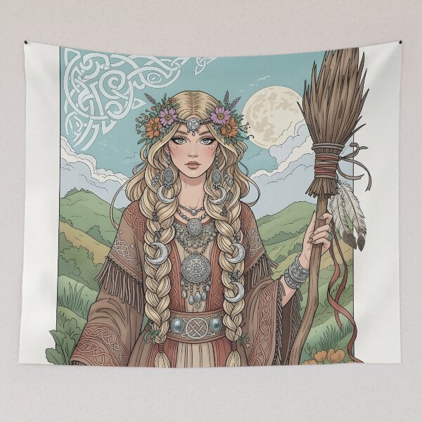 Item preview, Halloween Samhain Witch Autumn designed and sold by SoniaSarkali.