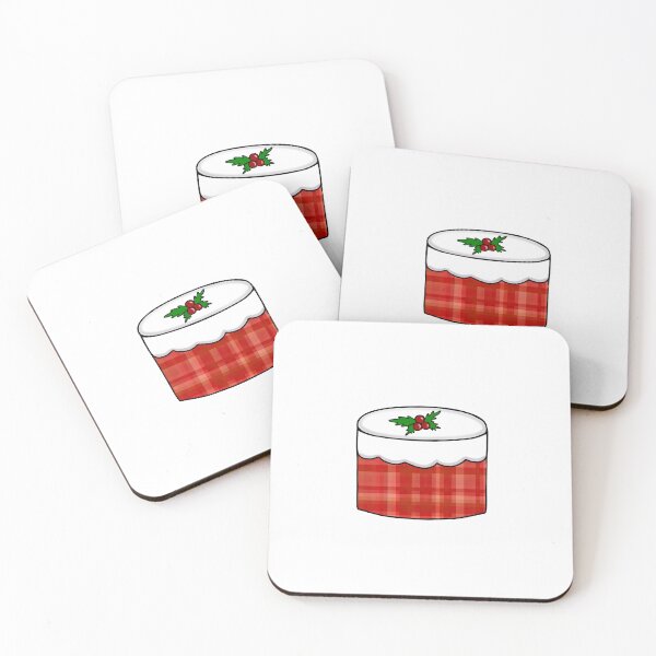 Item preview, Cute Christmas Cake Holiday Baking designed and sold by Sartoris Art.