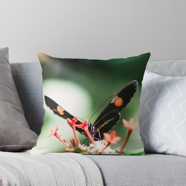 Item preview, butterfly on red flower designed and sold by rhosbahu.