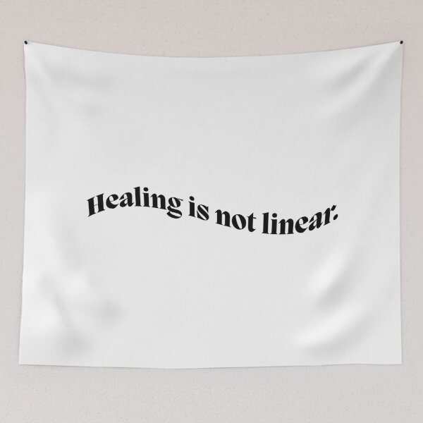 Item preview, Inspirational Healing Journey Typography Design designed and sold by designsoftinaa.