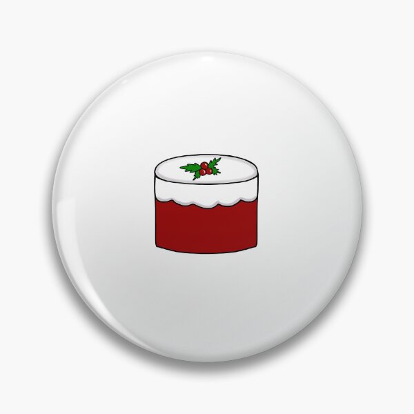 Item preview, Cute Christmas Cake Holiday Baking designed and sold by Sartoris Art.