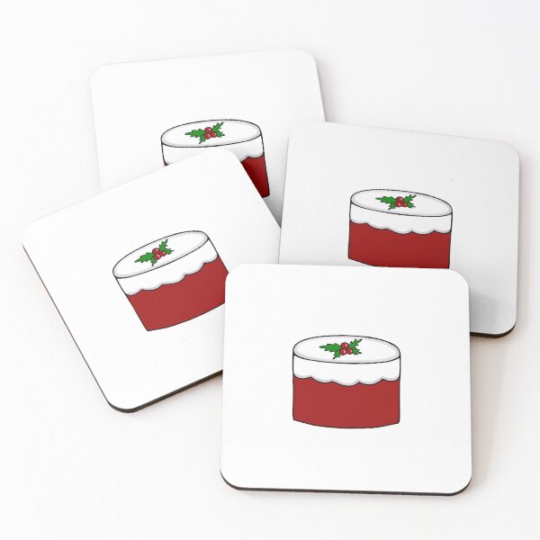Item preview, Cute Christmas Cake Holiday Baking designed and sold by Sartoris Art.