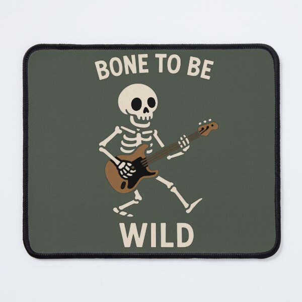 Item preview, Bone to be Wild – Funny Skeleton Guitar Halloween Design designed and sold by MythoWorldddd.