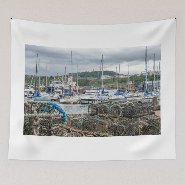 Item preview, Crab and lobster posts on the harbour wall, Scarborough designed and sold by yackers1.