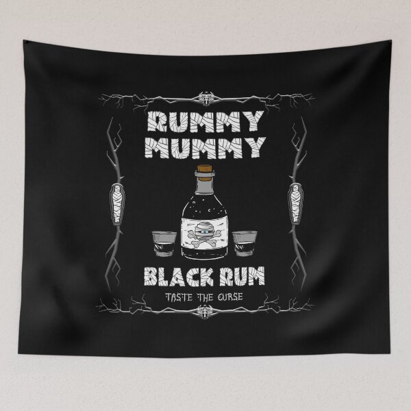 Item preview, RUMMY MUMMY - BLACK RUM designed and sold by Garden Of Nightmares.