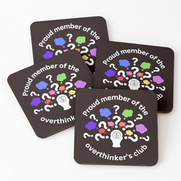 Item preview, Proud member of overthinker's club designed and sold by Rise Collective.