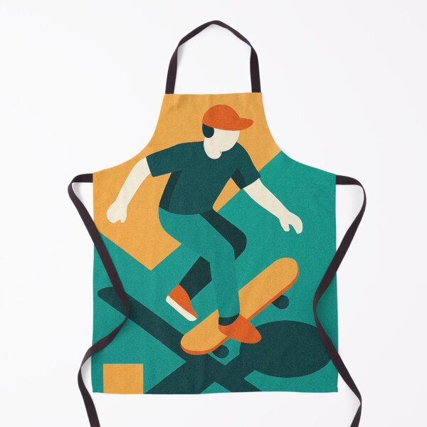 Item preview, Minimalist Skateboard Poster – Bold Geometric Design designed and sold by Pink & California.