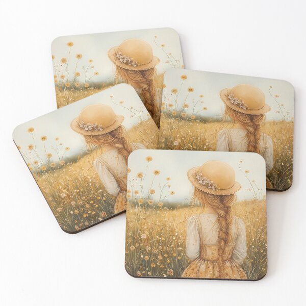Item preview, Golden Field And Braided Dreams designed and sold by Talksoulprint.