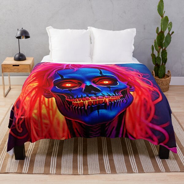 Item preview, Eerie Skeleton with Pink Hair Design designed and sold by Health And Fitness Posts e-Store.