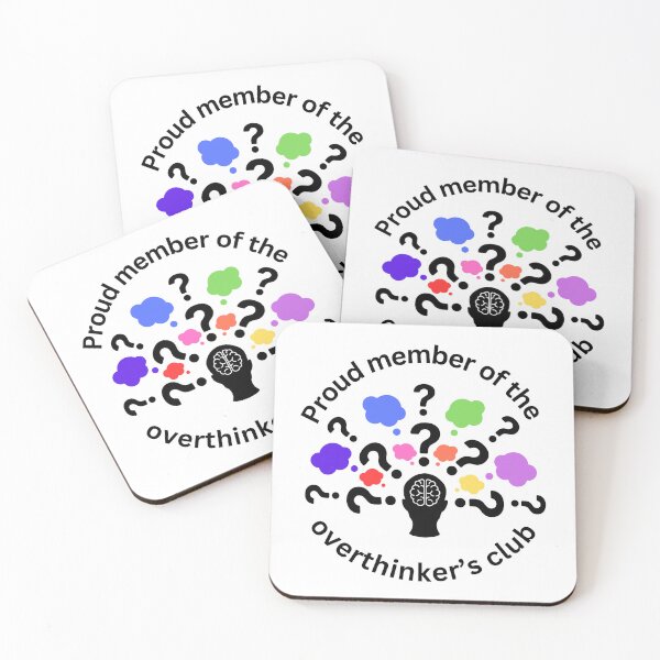 Item preview, Proud member of overthinker's club designed and sold by Rise Collective.