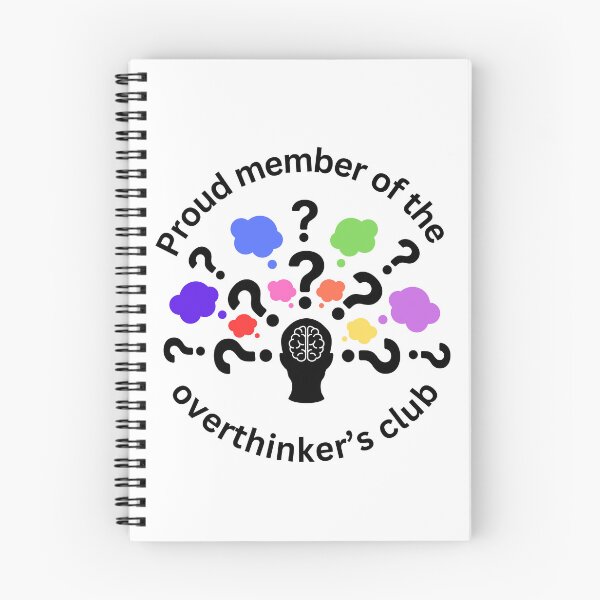 Item preview, Proud member of overthinker's club designed and sold by Rise Collective.